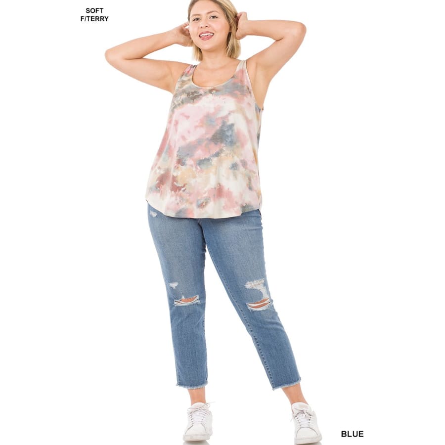 Coming Soon! Soft French Terry Tie Dye Top Tops