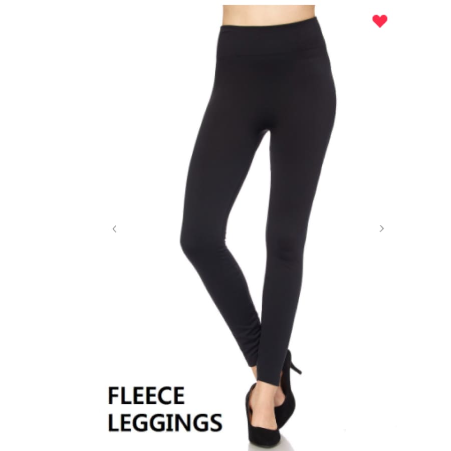 Fleece Lined Leggings - Sandee Rain Boutique