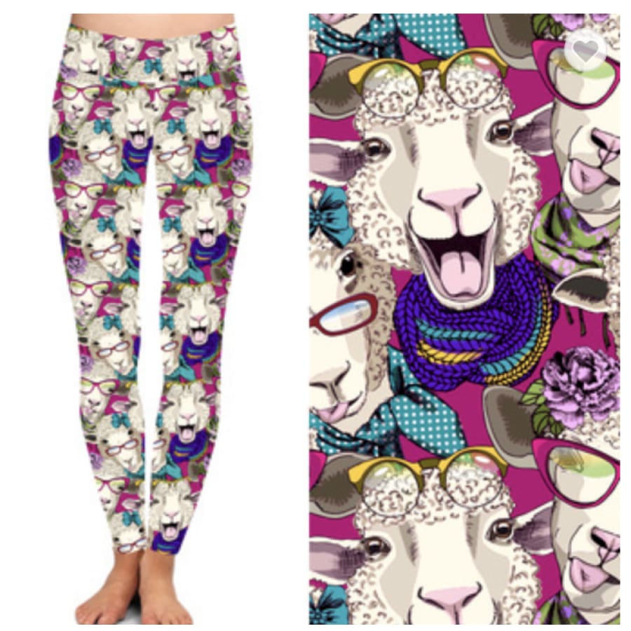Preorder Buttery Soft Leggings Limited Quantities! ETA early October! Spectacled Sheep / OS Leggings
