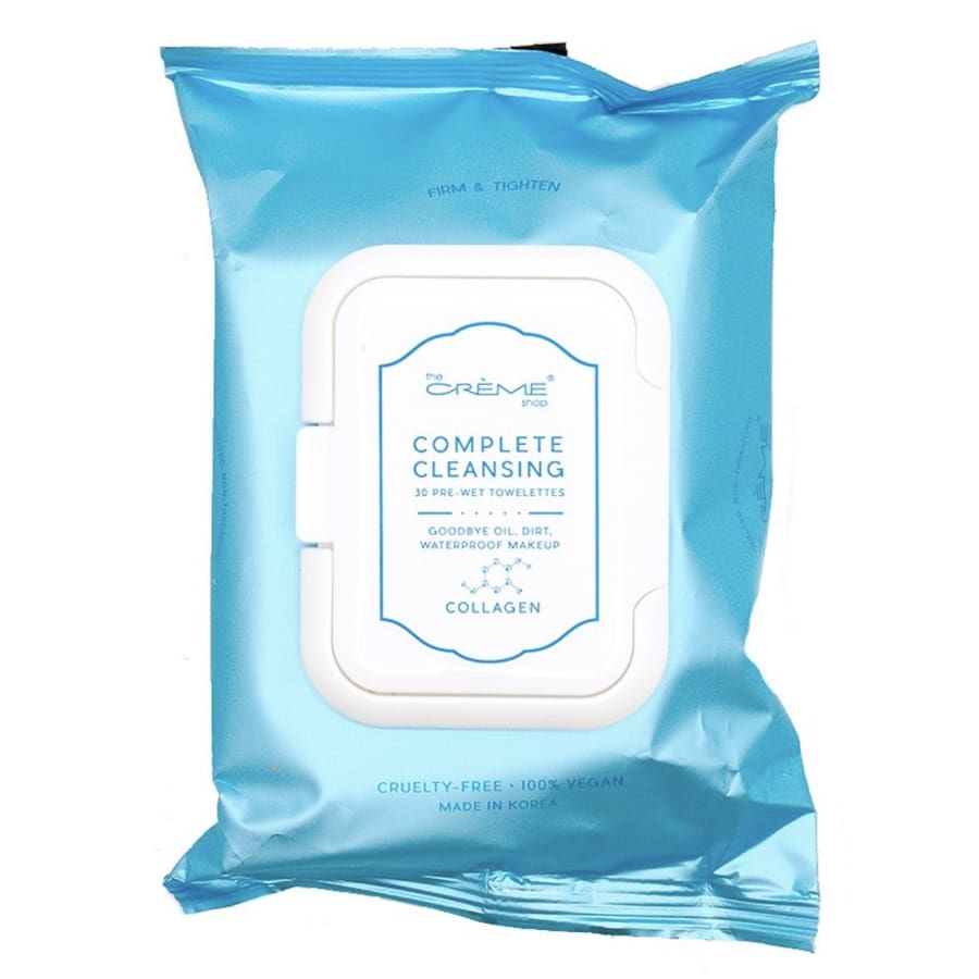 The Crème Shop Collagen Complete Cleansing Towelettes (30-pack) Cleansing Wipes
