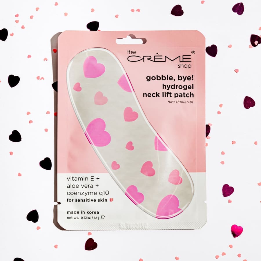 The Crème Shop Gobble Bye! Hydrogel neck lift patch for Sensitive Skin Skin Patch