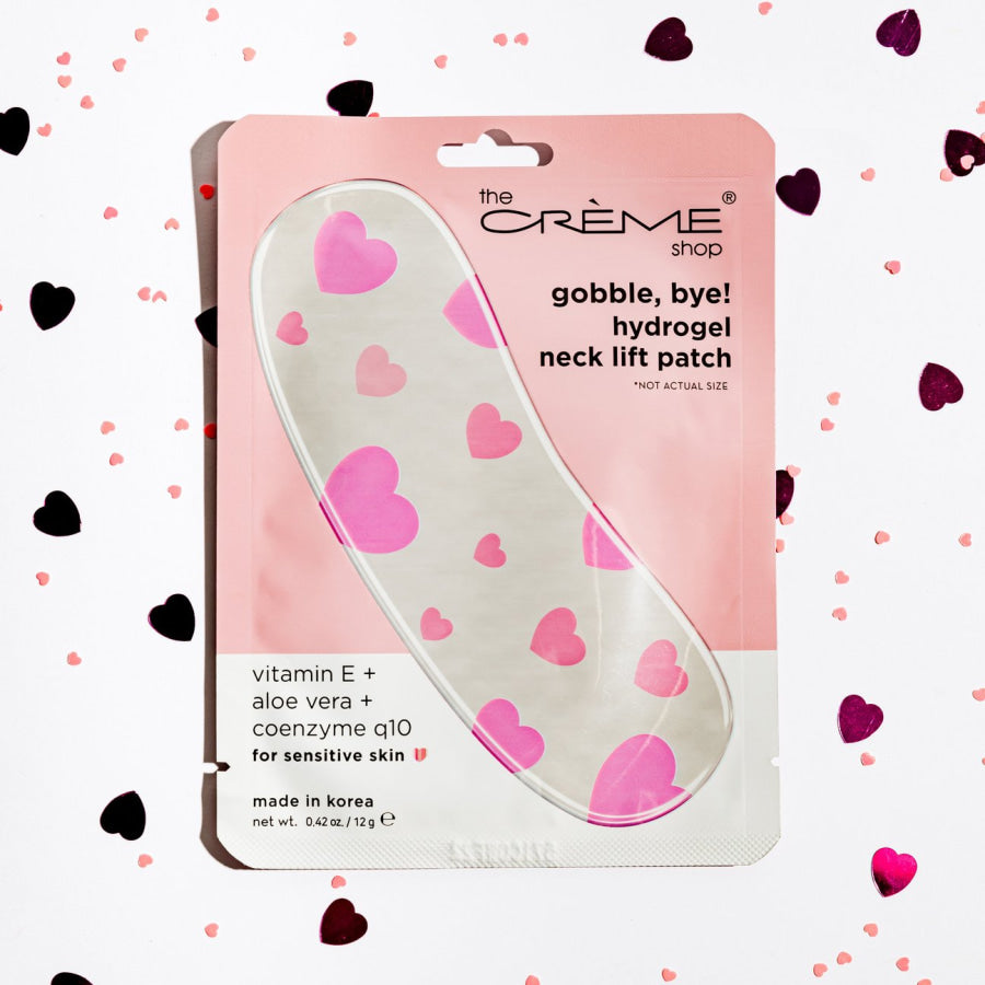 The Crème Shop Gobble Bye! Hydrogel neck lift patch for Sensitive Skin Skin Patch