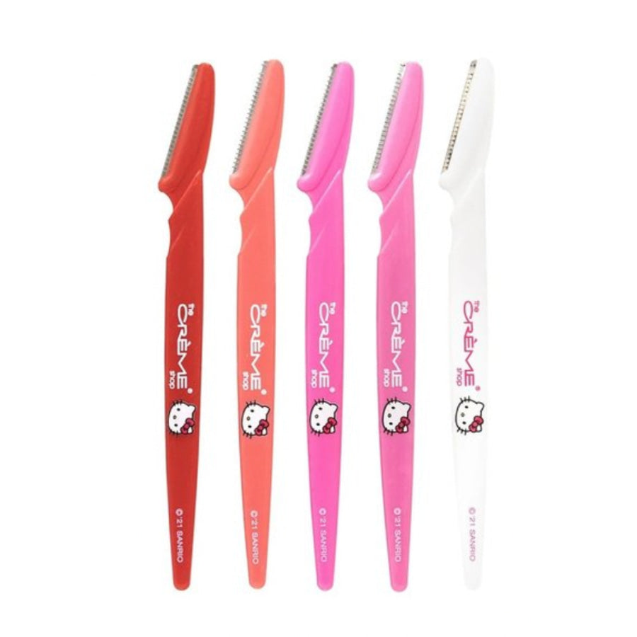 The Crème Shop Hello Kitty Dermaplane Razors - Set Of 5 Razors & Razor Blades