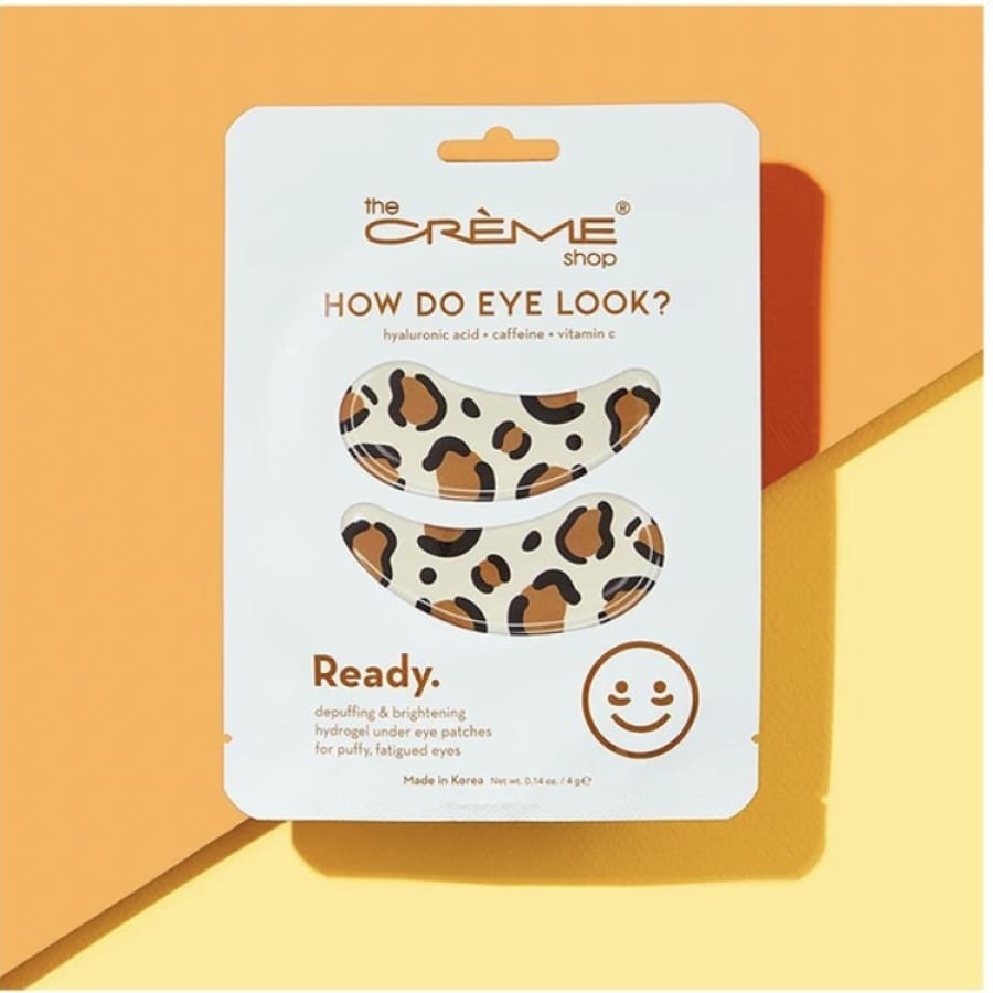 The Creme Shop How Do Eye Look Ready Under Eye Patches Under Eye Patches