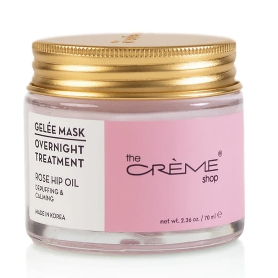 The Crème Shop - Rose Hip Oil Gelée Mask - Overnight Treatment Facial Mask