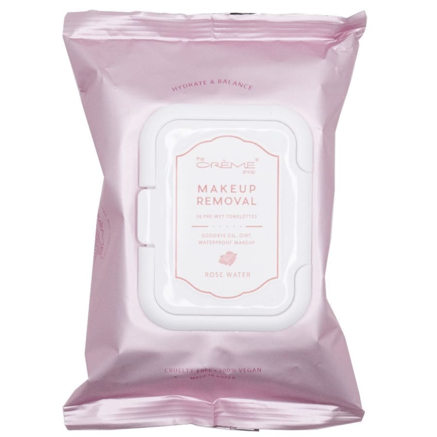 The Crème Shop Rose Water Complete Cleansing Towelettes (30-pack) Cleansing Wipes