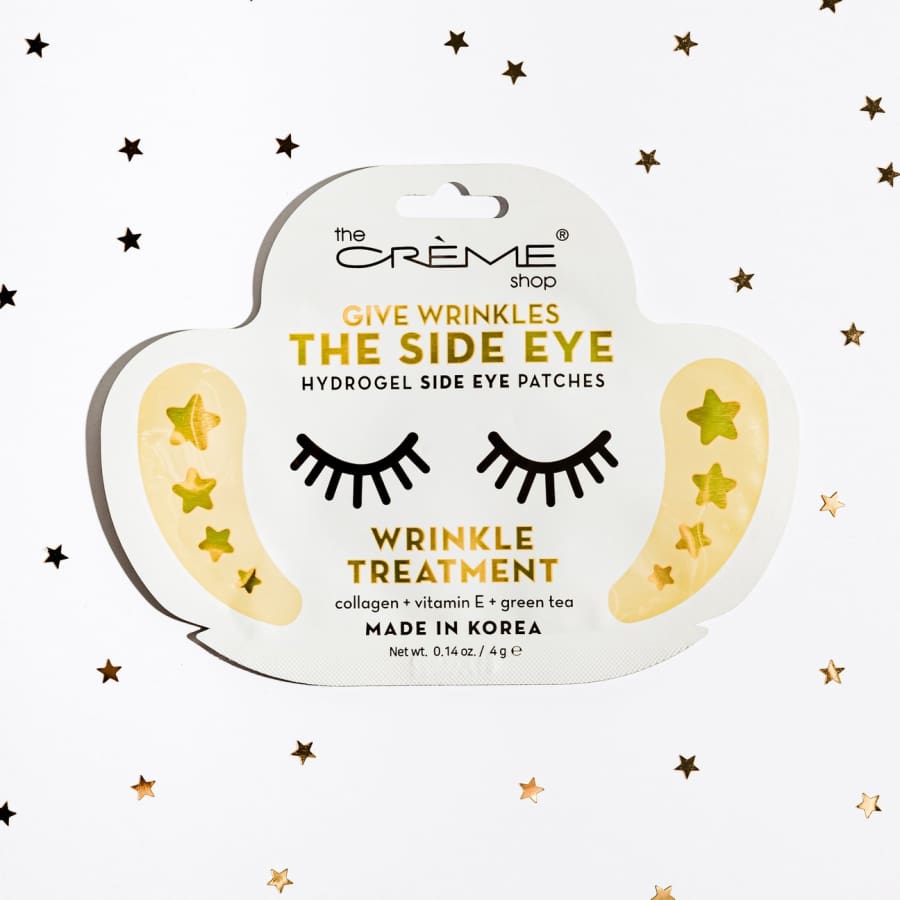 The Crème Shop The Side Eye Wrinkle Prevention Patches (Collagen Vitamin E Green Tea) Eye Wrinkle Patches