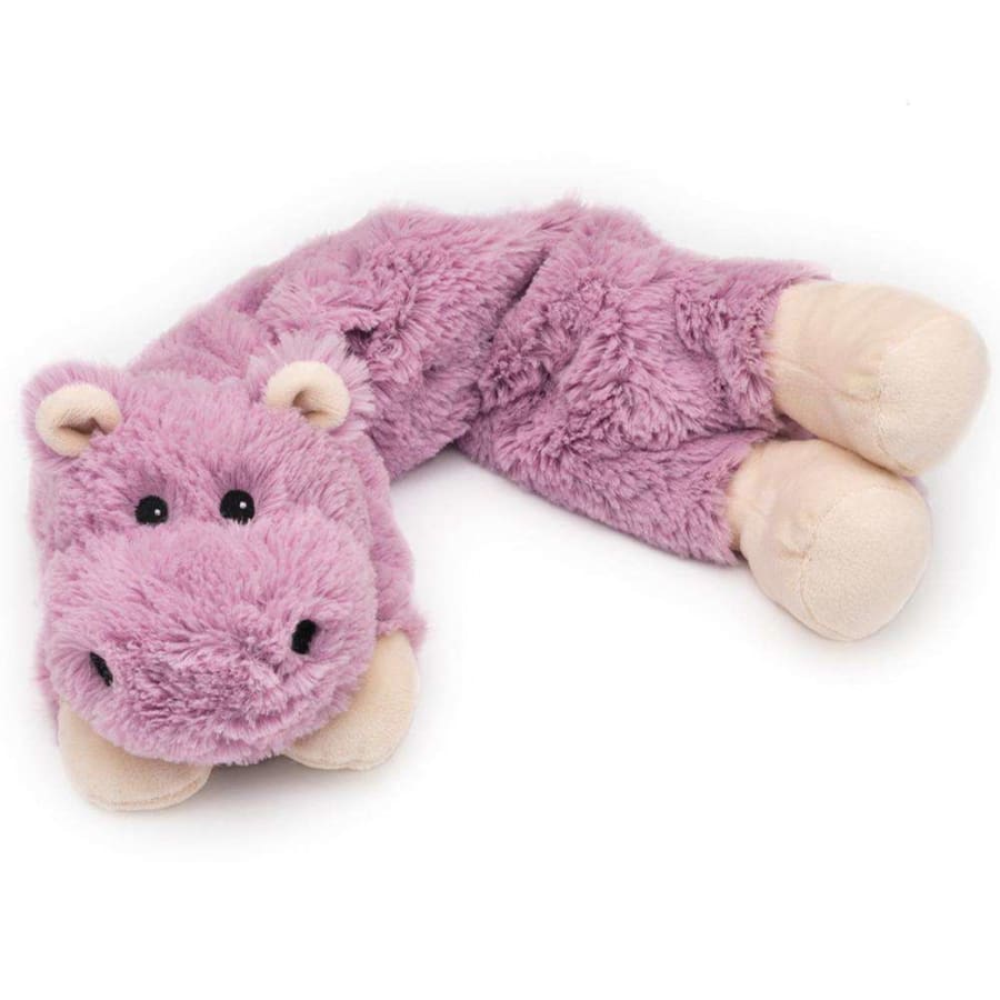 WARMIES Animal Wrap - Flaxseed and Lavender filled - Hippo Heat Pack