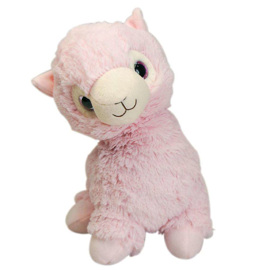 Warmies Large 33cm Plush Animal - Pink Llama Warmies