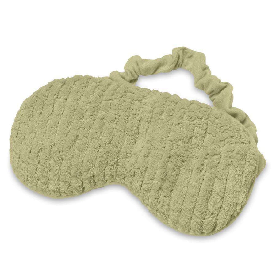 WARMIES Spa Therapy Eye Mask with Flaxseed and French Lavender Spa Green Eye Mask